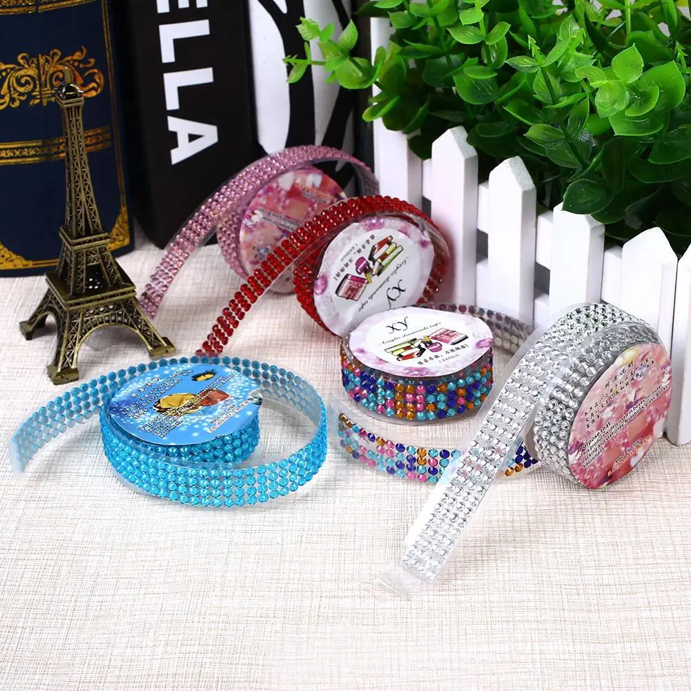 

Self-Adhesive AS Acrylic Rhinestones Stick Craft Sticker Tape Nail Art Card DIY