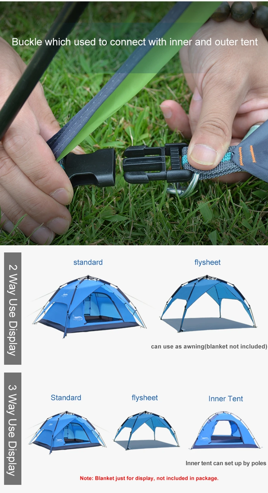 Easy Instant Setup Portable Tent for camping3