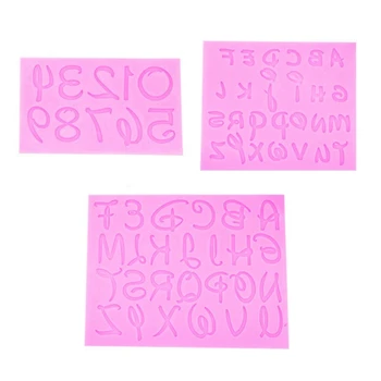 

Multiple Shapes Letter / Number Christmas Cake DIY Mold Silicone Party DIY Fondant Mould Chocolate Decoration Tool Home