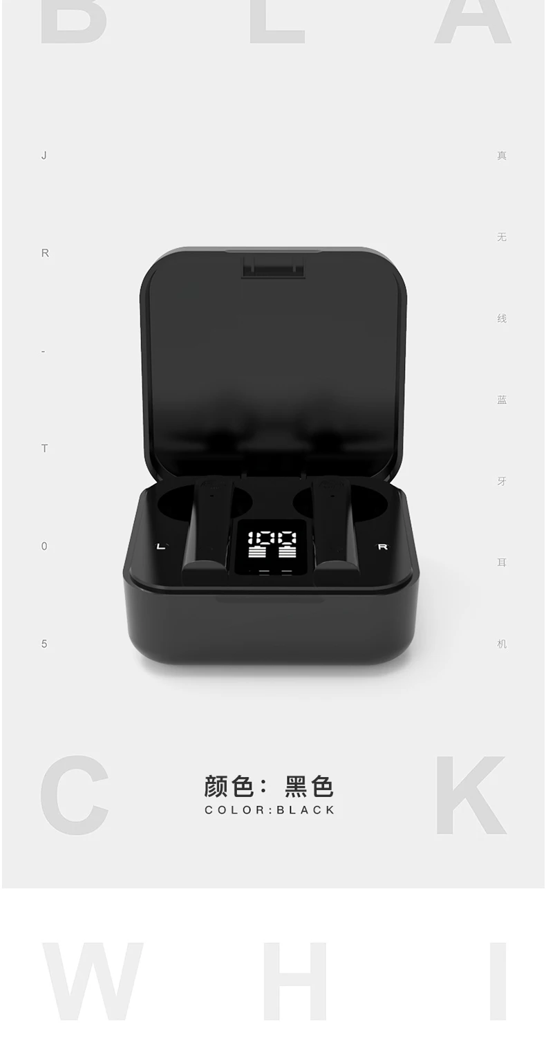 Earphone Bluetooth 5 0 Wireless TWS Earphones LED Display Charging Box With Microphone Sport Waterproof Headsets Earbuds