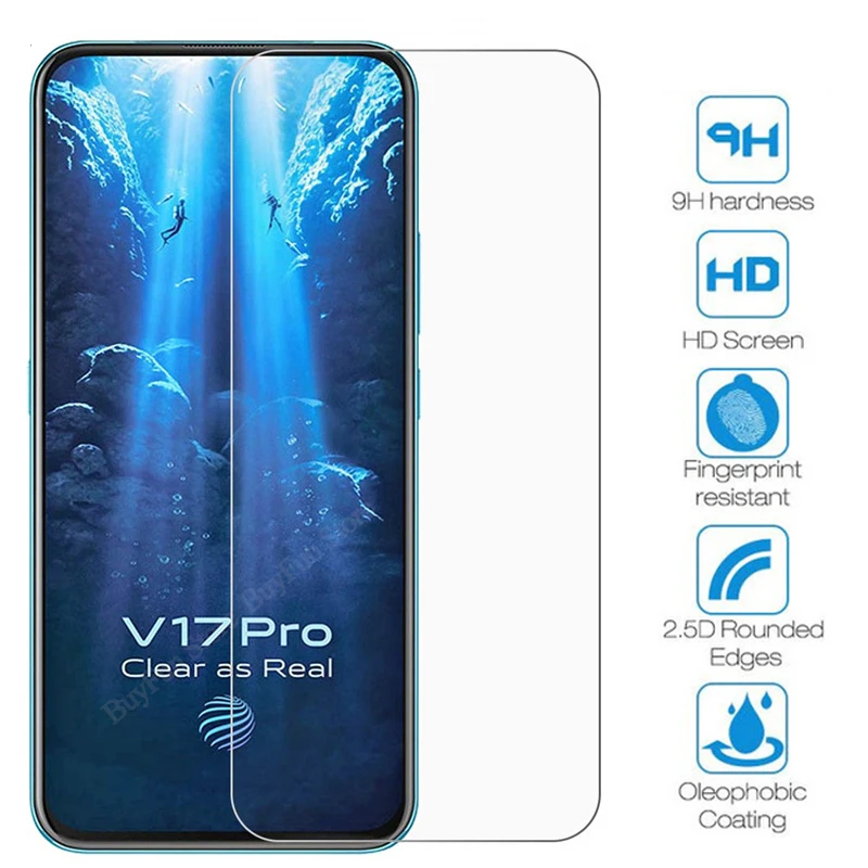 Закаленное стекло с защитой от царапин для vivo V17 Pro защитная пленка экрана