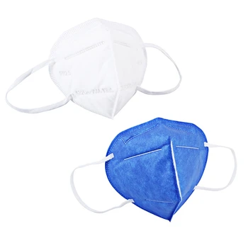 

1Pc Blue And White Color Civilian Daily Protective Masks