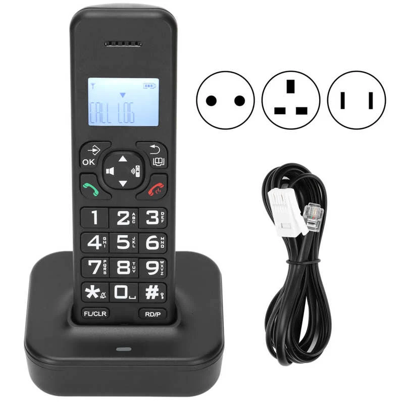 携帯電話用デジタルワイヤレスハンド無料ハンズフリー通話 オフィスおよび家庭用電話 100 240v 無料インターホン D1102b 電話 Aliexpress