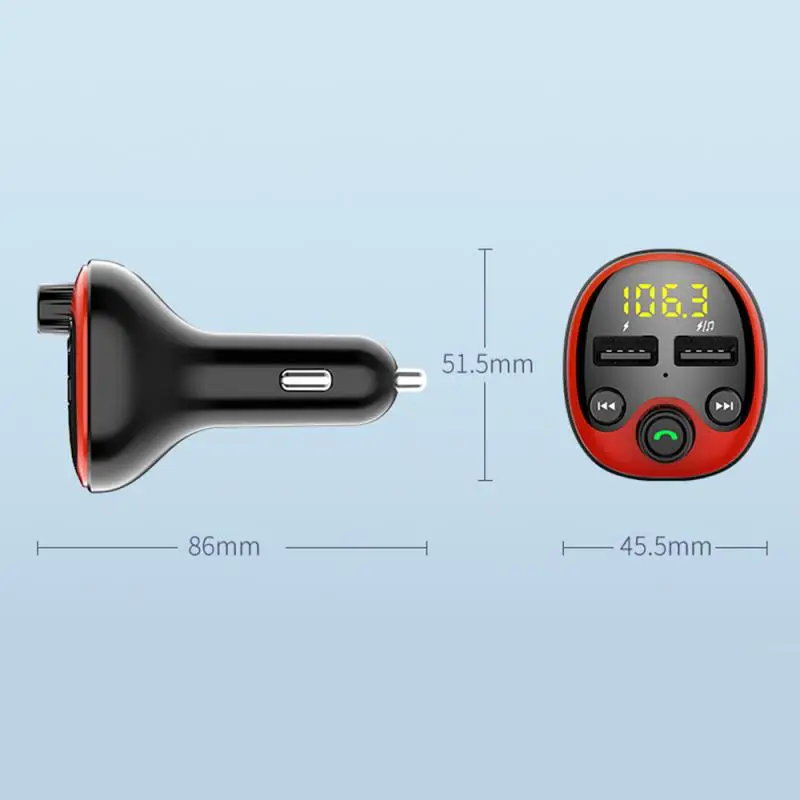 Новинка, прикуриватель, USB, беспроводной, Bluetooth, гарнитура, автомобильный комплект, fm-передатчик, mp3-плеер, двойное USB зарядное устройство, автомобильные аксессуары