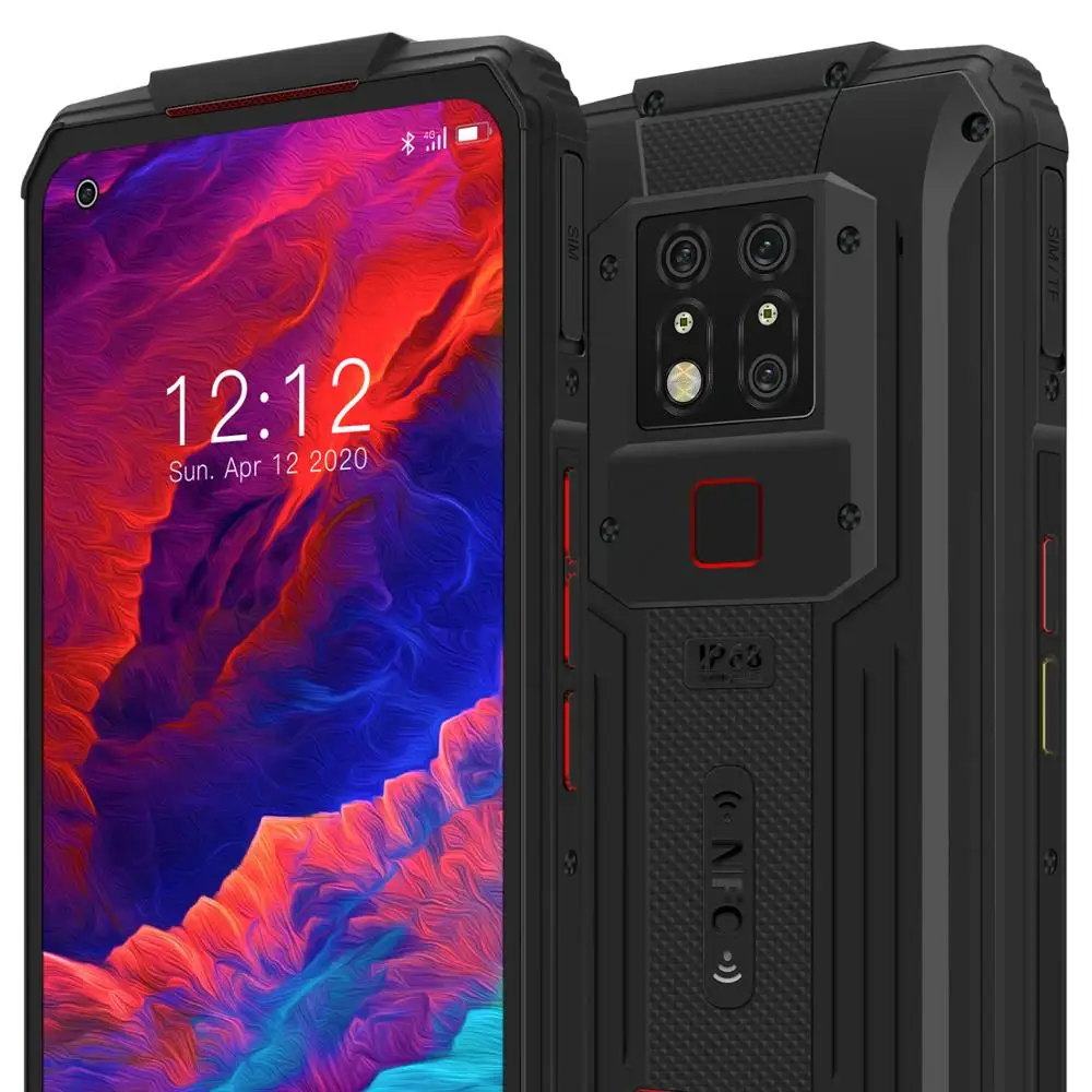 OUKITEL WP7 Rugged 8000mAh 6.53'' Infrared Night Vision 48MP Triple Cameras 8GB 128GB Octa Core NFC Module UVC Rugged Smartphone