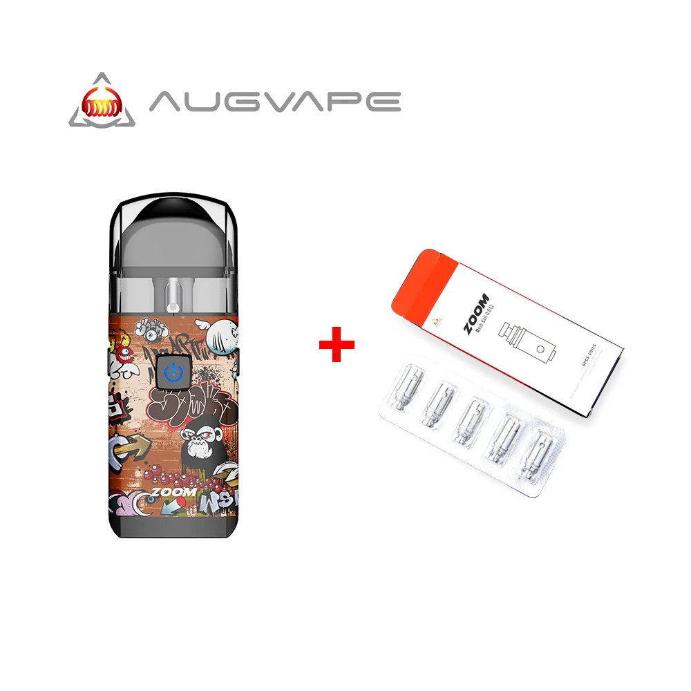 Вейп набор Augvape ZOOM со встроенной батареей 1000 мАч и емкостью 3 2 мл|Системы