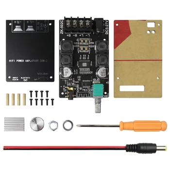 

TPA3116 Bluetooth 5.0 HIFI Stereo Digital Audio Amplifier Board 50W*50W + Shell TPA3116 Bluetooth Amplifier Board
