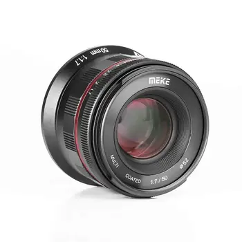 

MK 50mm f/1.7 Large Aperture Manual Focus Lens for Canon EF mount Mirrorless Cameras Canon EOS R with Full Frame