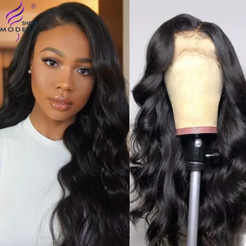 

Modern Show Brazilian Body Wave 13*4 Lace Front Human Hair Wigs For Women 28 30inch 4*4 Lace Closure Wigs Pre Plucked 150%