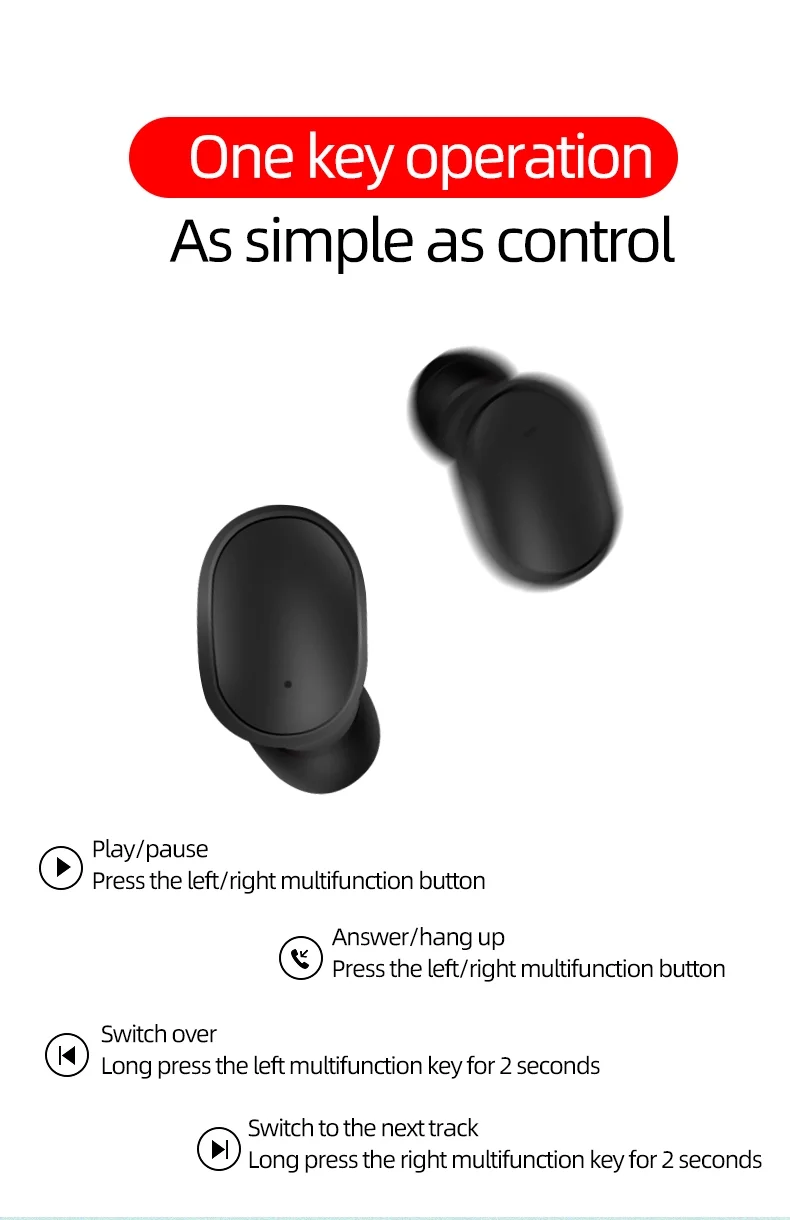 OEM Airdots, TWS Bluetooth 5,0 наушники стерео бас наушники 280 мАч зарядная коробка IPX4 Sweatproof наушники pk redmi Airdots