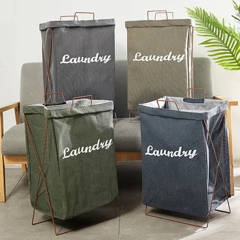 

X-shape Foldable Dirty Laundry Basket Organizer Printed Collapsible Home Laundry Hamper Laundry Basket Eco-friendly Printing