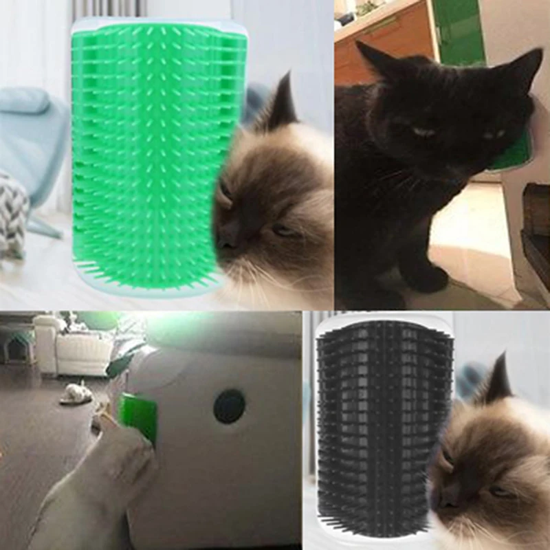 1pc New Cat Brush Comb Massage Device Self Groomer With Catnip Pet Toy For Cat Brush Comb Pet Products Cats Supplies