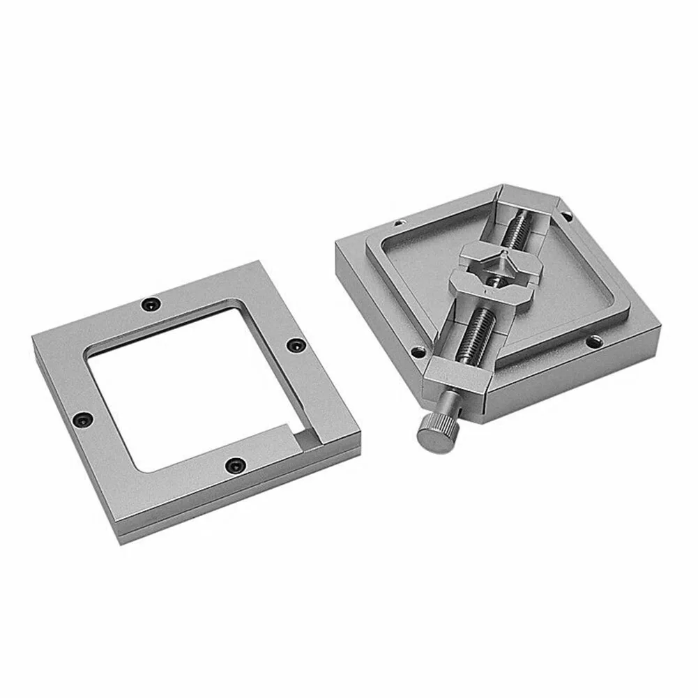 90x90mm Stencil Clamp Reballing Station Template Holder With Slider Aluminum Alloy Durable Manual Easy Install Directly Heated |
