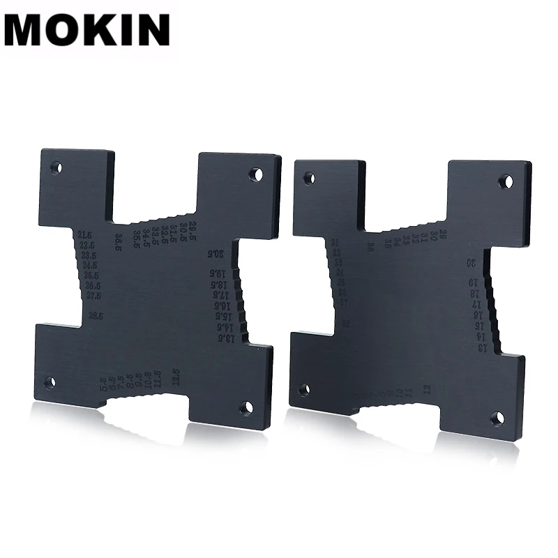 

2pcs Precision Depth Gauge 5-36.5mm Height Gauge For Woodworking Router Table Saw Measuring Tools Ruler