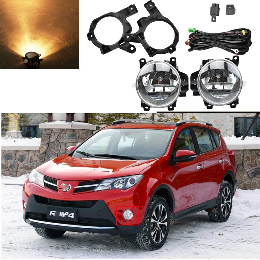 Противотуманный светильник s для T oyota RAV4 RAV 4 2013-2015 противотуманный галогенный