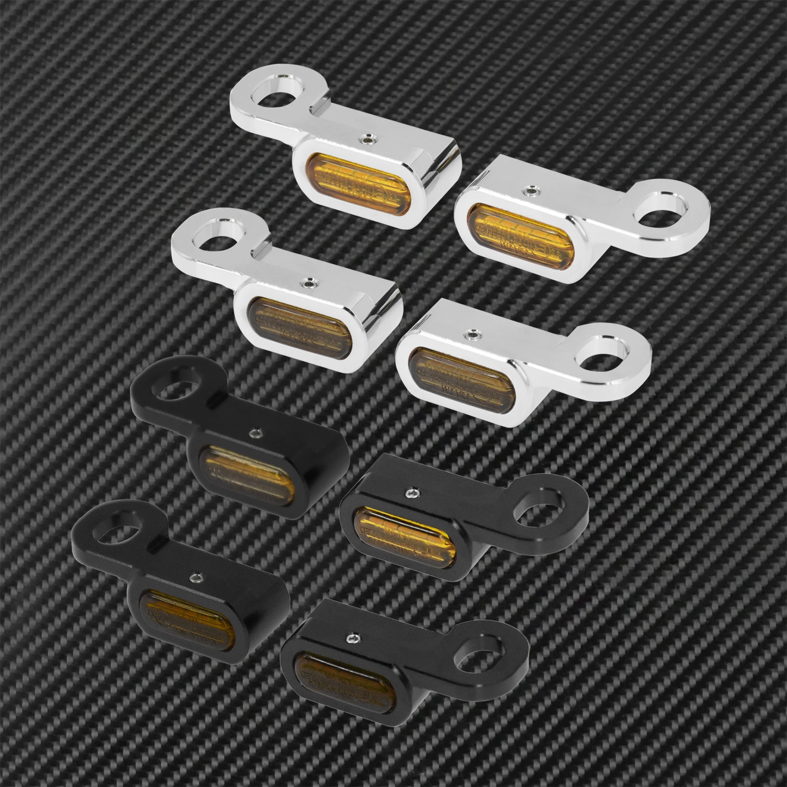 Motorcycle LED E Mark Turn Signal Light Amber Indicator Run Mini Lamp For Harley Touring 09-20 Sportster 04-20 Softail 15-20 2X motorcycle light motorcycle led lights motorcycle turn signal lights motorcycle turn signal