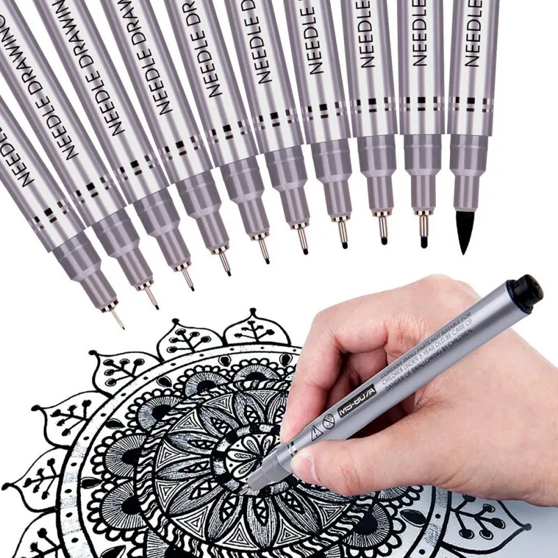

Pigment Ink Micro Highlight Pen White Ink Blender Marker Micro Pigment Graphic Art Ink Pens Draw Anime Drawing Supplies Markers