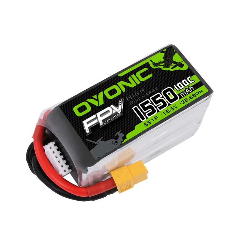 1 шт. GENS ACE osonic 1000 мАч 1300 мАч 1550 мАч 18,5 в 22,2 в 5S 6S 100C Lipo аккумулятор XT60 разъем для радиоуправляемого автомобиля дрона Heli лодки автомобиля