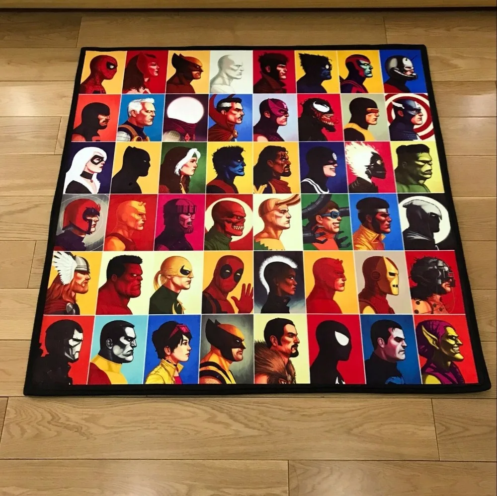 Супермен Marvel Comics классный напольный ковер, коврик для комнаты, нескользящий коврик