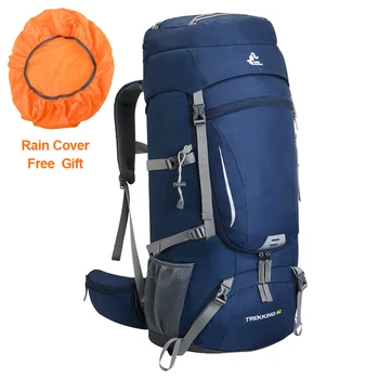 

60L Camping Climbing Bag Outdoor Backpack Waterproof Mountaineering Hiking Backpacks Molle Travel Sport Climbing Rucksack