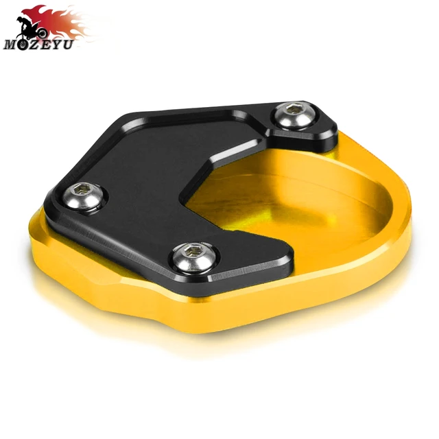 Side Stand Enlarge Kickstand Fit For KAWASAKI VERSYS650 VERSYS 650 2010-2019 2018 Motorcycle Accessories Sidestand Foot Enlarger 10 GL-BK