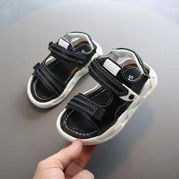 

Hot Summer children's Beach sandals boys girls single Sandal baby soft bottom casual shoes sandals