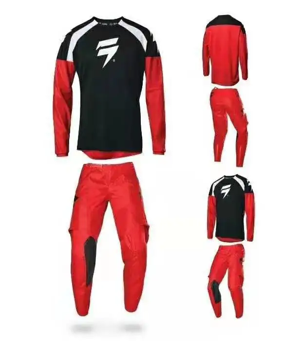 

New 2020 MX Racing Whit3 Label Race Jersey & Pant Motocross Suit MTB ATV DH Dirt Bike Motorcycle Off-Road Combo Set red