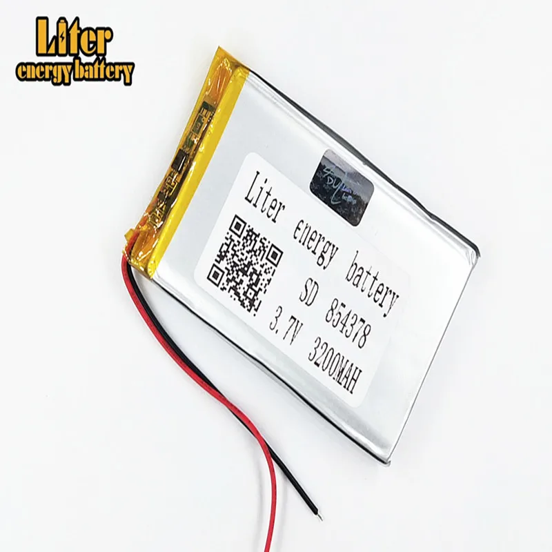 3 7 V 3200mAH 854378 литий-ионный полимерный/литий-ионный аккумулятор для планшетного