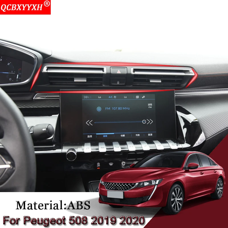 Стайлинг автомобиля ABS для Peugeot 508 2019-Подарочный кондиционер воздуха панель