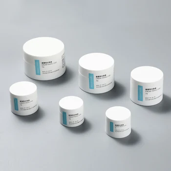 

1 Pc Cream Jar Plastic Container Pot White Empty Matte Cosmetic Packaging Bottle Frosted Storage Box 5g/10g/15g/20g/30g/50g