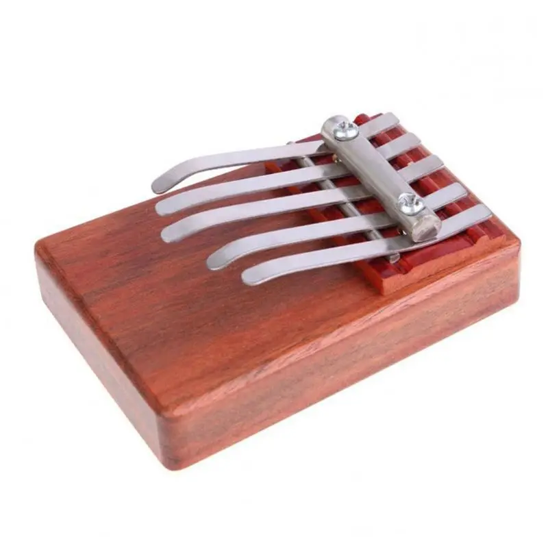 

5-Key Kalimba Rosewood Mbira Children Mini Guitar Thumb Piano Traditional