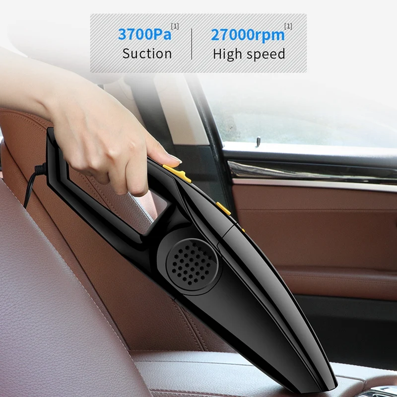 Беспроводной автомобильный пылесос 3700Pa ручной автомобильный пылесос Usb длинный шнур питания высокой мощности 120 Вт 12 в инструмент для быстрой чистки