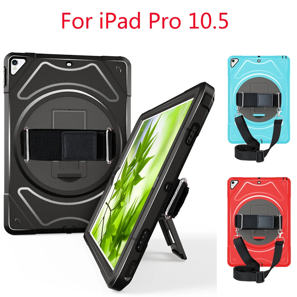 Чехол для ipad pro 10 5 планшета A1701 A1709 с вращающимся ремешком на шею противоударный