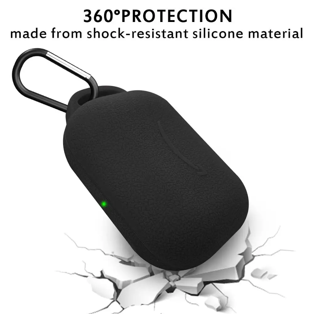 

Wireless Bluetooth Earphone Box Silicone Protective Cover Shockproof Headset Case For Introducing Echo Buds With Buckle