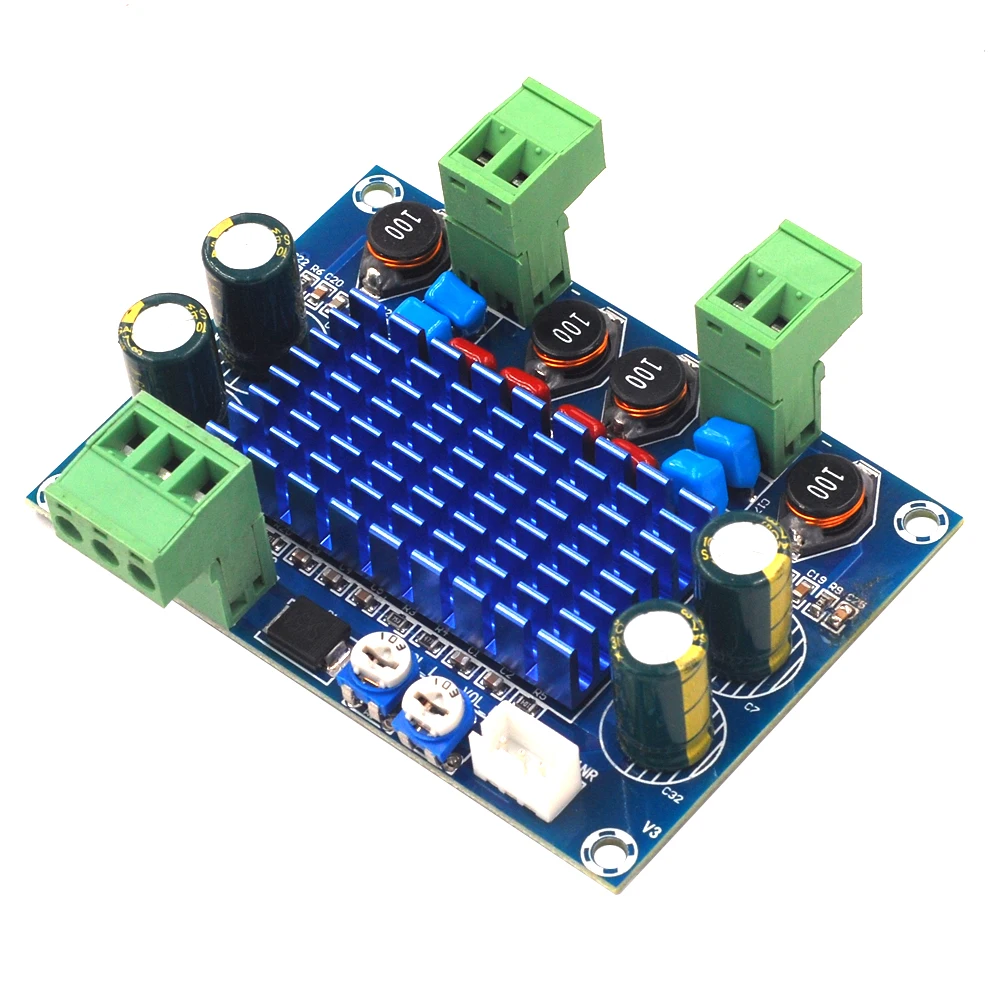 XH-M572 TPA3116D2 2X120W шасси специальный штекер 5V - 24V 28V выход высокой мощности Цифровой HIFI