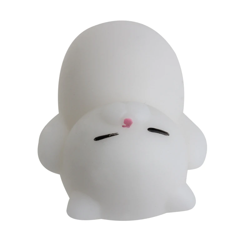 Cat Animal Squeeze Healing Toy Kawaii Collection Stress Reliever Soft Silicone 4