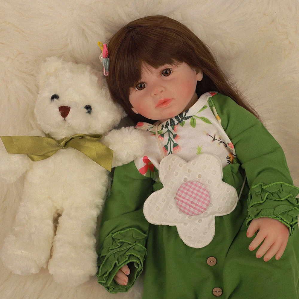 2" так по-настоящему как Bebe Reborn Baby Princess Куклы Мягкие силиконовые мягкие куклы ткань тело новорожденные младенцы для детей Рождественский подарок