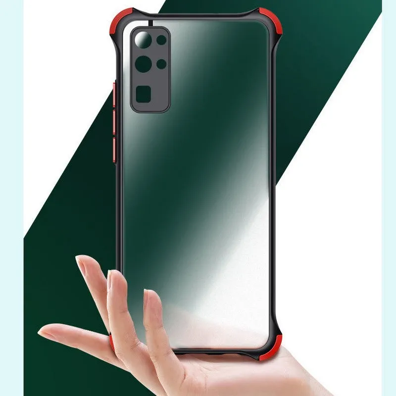 Luxury Shockproof Case For Samsung S20 FE Note 20 S20 Plus 20Ultra S21 Plus Matte Case A71 A51 A31 4G A52 A72 5G A70 A50 A30 A20