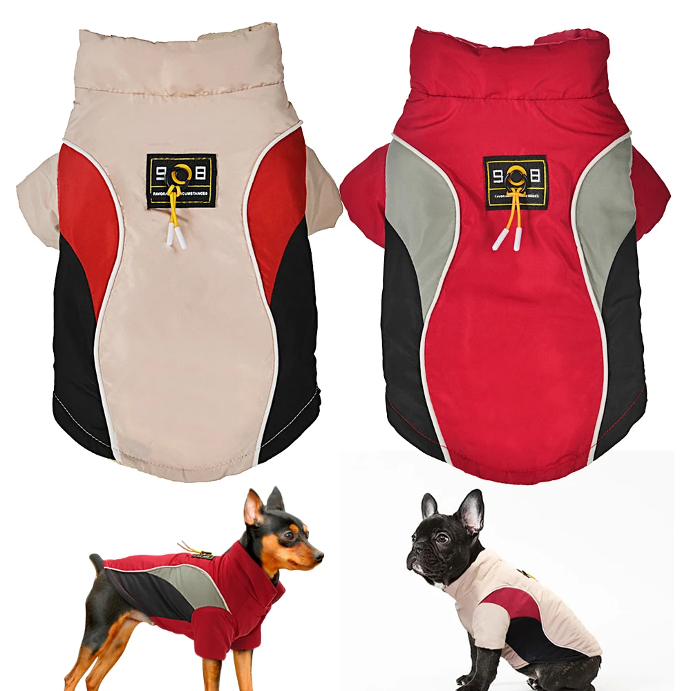 

Dog Clothes For French Bulldog Chihuahua Winter Pet Coat Jacket Puppy Yorkshire Vest Clothing Outfit For Small Medium Dogs