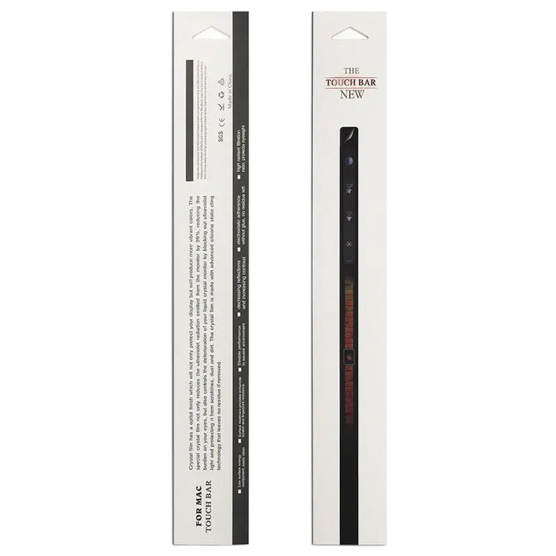 Touch-Bar Clear Film Protector Skin Sticker For Macbook Pro 13/15 A1706 A1707 A1989 A1990 laptop protective film
