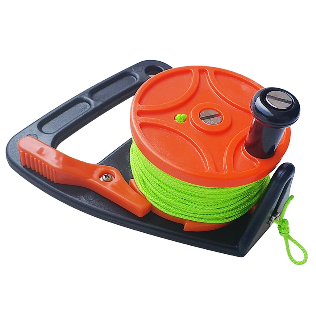 Scuba Diving Multi Purpose Dive Reel 46m/150ft Line for Kayak Canoe Durable Water Sports Swimming Diving
