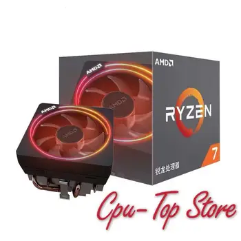 

New amd ryzen 7 2700X cpu 3.7GHz Eight-Core Sixteen-Thread 105W TDP processador Socket AM4 Desktop with sealed box radiator fan
