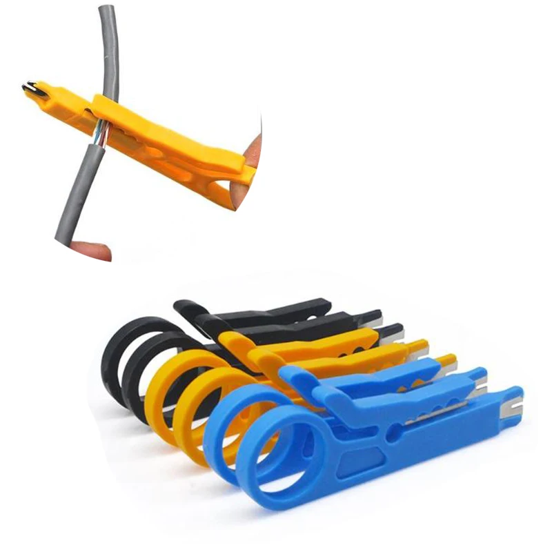 Портативный нож для зачистки проводов щипцы обжима Инструмент кабеля инструмент