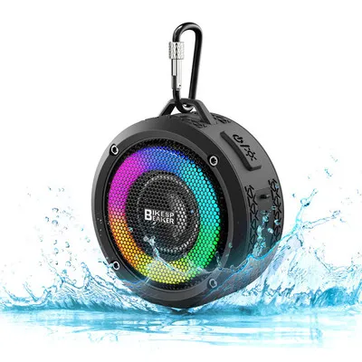 

LED Bluetooth outdoor wireless speaker 7-level waterproof luminous speaker TWS Bluetooth speaker