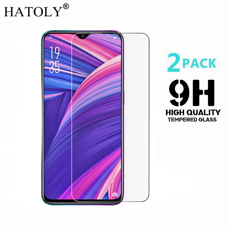 phone tempered glass 2PCS Screen Protector Glass For OPPO AX7 Tempered Glass OPPO A5 A7 A8 A15S A16 A32 A52 A53 A54 A55 A74 A94 Phone Film OPPO AX7 best screen guard for mobile