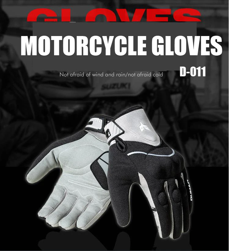 DUHAN мотоциклетные перчатки с сенсорным экраном Guantes Moto перчатки для мотокросса Guanti дышащие гоночные перчатки для езды на мотоцикле защита, D-011