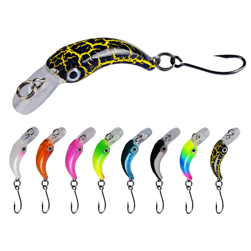 1pcs Mini Minnow Fishing Lure Wobblers 3.8cm 1.5g Floating