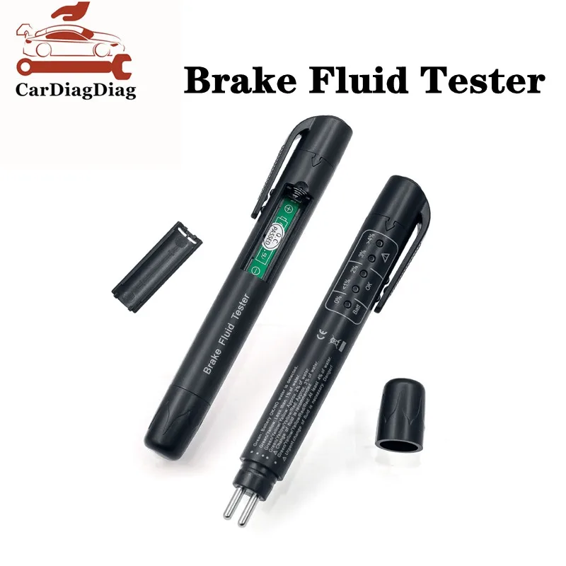 

New Testing Pen Brake Fluid Tester Diagnostic tools Accurate Oil Quality Check Pen Car Vehicle Auto Tester LED Indicator Display