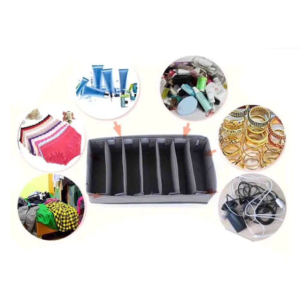 Coverless Hard Bottom Underwear Detachable Body Storage Box foldable Storage Box Non-woven Coverless Storage Box