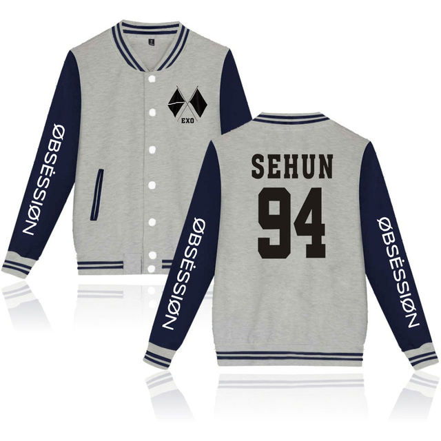 WE ARE ONE EXO OBSESSION BASEBALL JACKET (26 VARIAN)